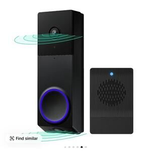 Wyze Duo Cam Doorbell - Battery + Wireless Smart Ring Doorbell Camera, Adhesive